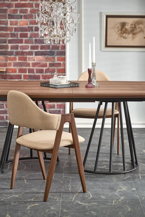 Kitchen Chair K344 1 | size: Width: 51cm, Height: 82cm, Depth: 57cm | color: Beige | image: 1 | variant: 1012935