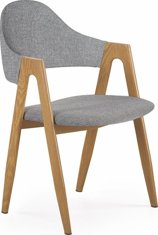 Kitchen Chair K344 | size: Width: 53cm, Height: 80cm, Depth: 51cm | color: Gray | image: 1 | variant: 1011454