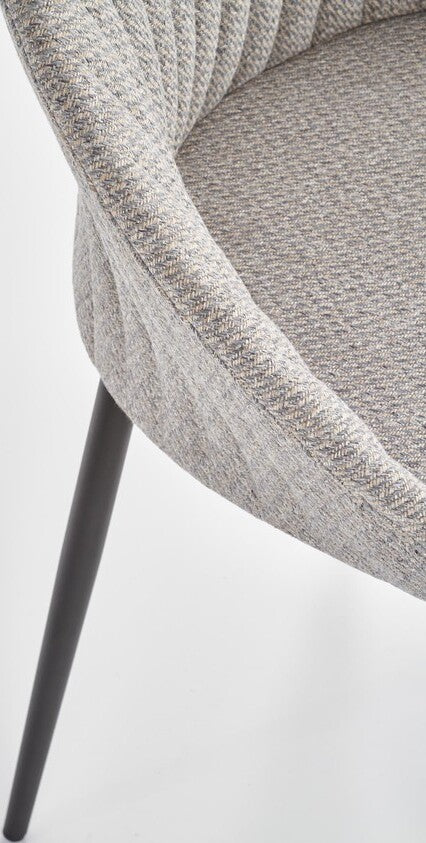 Kitchen Chair K357 | size: Width: 53cm, Height: 80cm, Depth: 50cm | color: Gray | image: 2 | variant: 1003159
