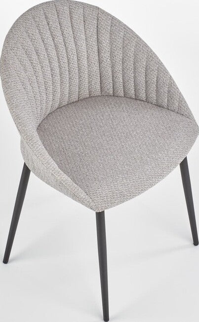 Kitchen Chair K357 | size: Width: 53cm, Height: 80cm, Depth: 50cm | color: Gray | image: 3 | variant: 1003159