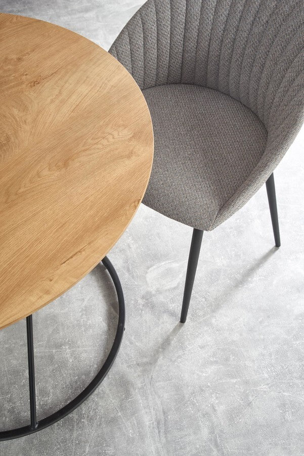 Kitchen Chair K357 | size: Width: 53cm, Height: 80cm, Depth: 50cm | color: Gray | image: 4 | variant: 1003159