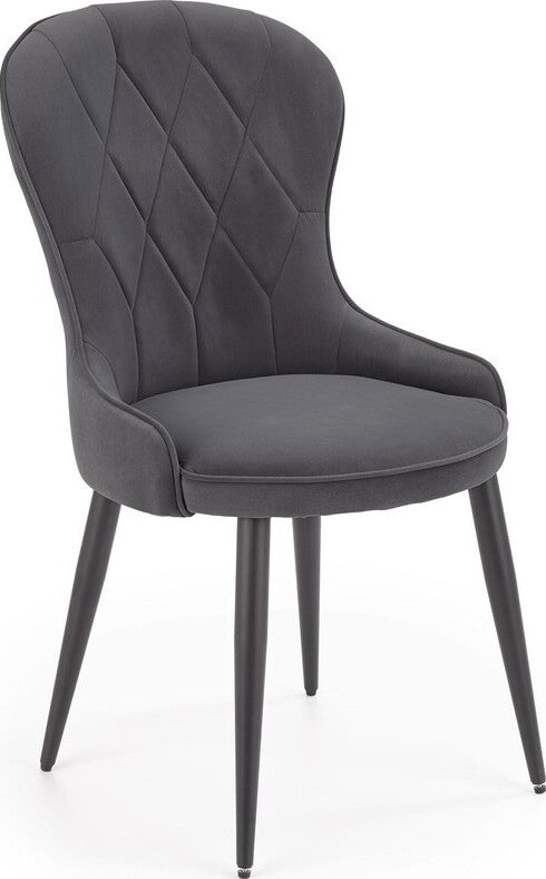 Kitchen Chair K366 | size: Width: 52cm, Height: 92cm, Depth: 58cm | color: Gray | image: 1 | variant: 1003174