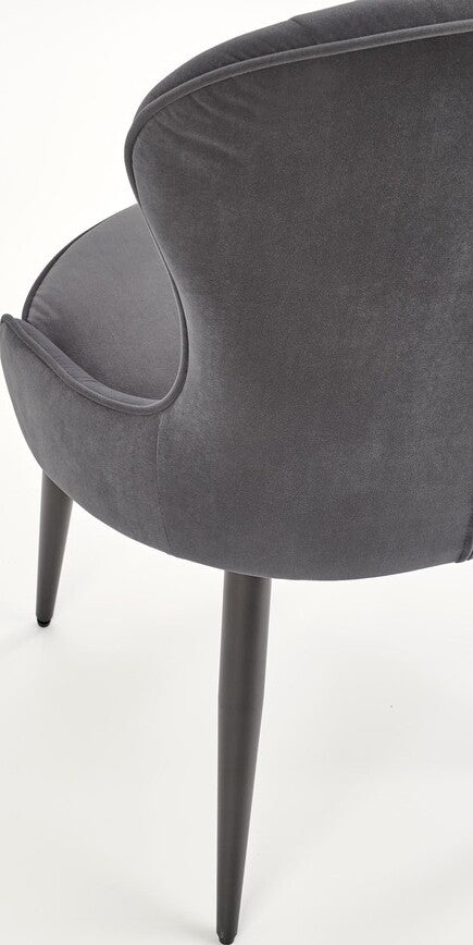 Kitchen Chair K366 | size: Width: 52cm, Height: 92cm, Depth: 58cm | color: Gray | image: 2 | variant: 1003174