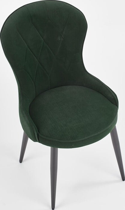 Kitchen Chair K366 | size: Width: 52cm, Height: 92cm, Depth: 58cm | color: Green | image: 5 | variant: 1003175