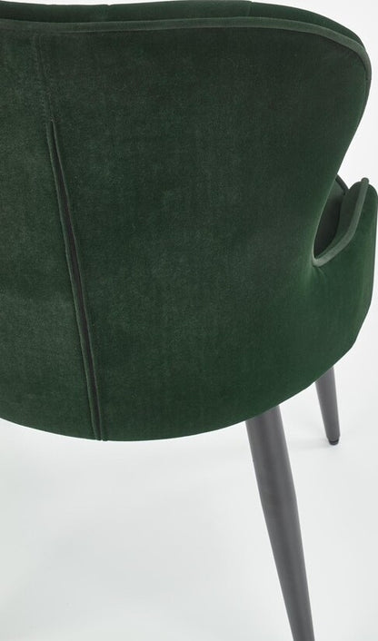 Kitchen Chair K366 | size: Width: 52cm, Height: 92cm, Depth: 58cm | color: Green | image: 7 | variant: 1003175