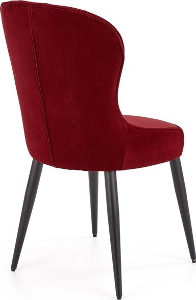 Kitchen Chair K366 | size: Width: 52cm, Height: 92cm, Depth: 58cm | color: Red | image: 3 | variant: 1003173