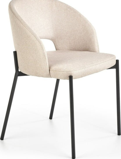 Kitchen Chair K373 | size: Width: 51cm, Height: 77cm, Depth: 57cm | color: Beige | image: 1 | variant: 1003178