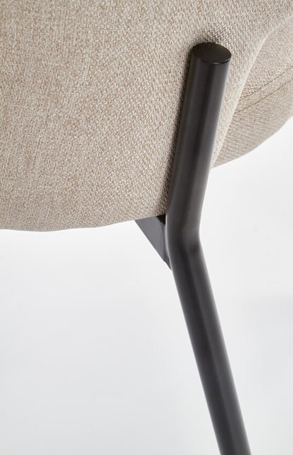 Kitchen Chair K373 | size: Width: 51cm, Height: 77cm, Depth: 57cm | color: Beige | image: 6 | variant: 1003178