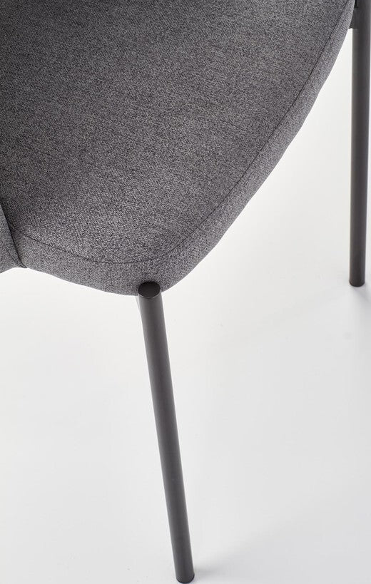 Kitchen Chair K373 | size: Width: 51cm, Height: 77cm, Depth: 57cm | color: Gray | image: 5 | variant: 1003179