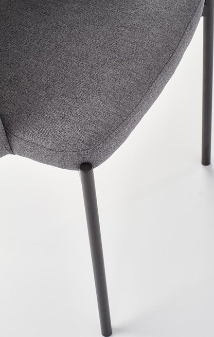 Kitchen Chair K373 | size: Width: 51cm, Height: 77cm, Depth: 57cm | color: Gray | image: 5 | variant: 1003179