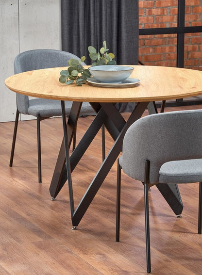 Kitchen Chair K373 | size: Width: 51cm, Height: 77cm, Depth: 57cm | color: Gray | image: 7 | variant: 1003179