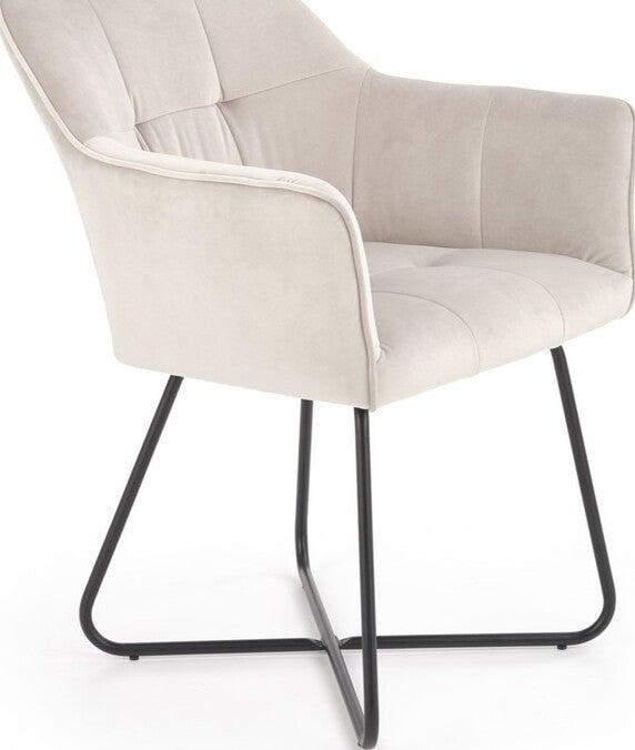Kitchen Chair K377 | size: Width: 60cm, Height: 81cm, Depth: 62cm | color: Beige | image: 1 | variant: 1003182