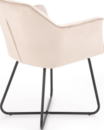 Kitchen Chair K377 | size: Width: 60cm, Height: 81cm, Depth: 62cm | color: Beige | image: 2 | variant: 1003182