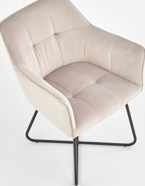 Kitchen Chair K377 | size: Width: 60cm, Height: 81cm, Depth: 62cm | color: Beige | image: 7 | variant: 1003182