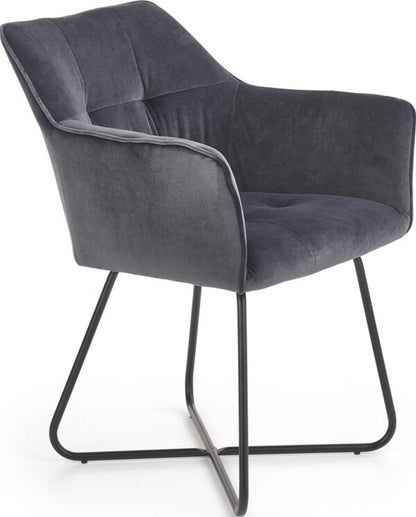 Kitchen Chair K377 | size: Width: 60cm, Height: 81cm, Depth: 62cm | color: Gray | image: 1 | variant: 1003183