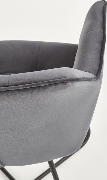 Kitchen Chair K377 | size: Width: 60cm, Height: 81cm, Depth: 62cm | color: Gray | image: 5 | variant: 1003183