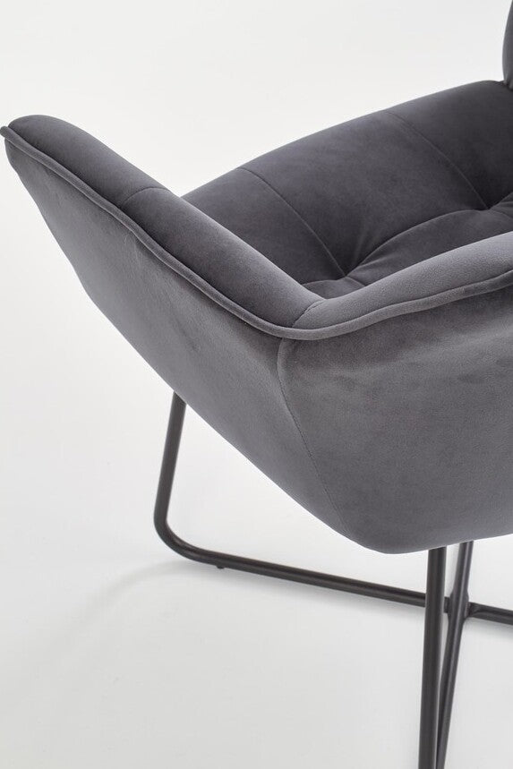 Kitchen Chair K377 | size: Width: 60cm, Height: 81cm, Depth: 62cm | color: Gray | image: 7 | variant: 1003183