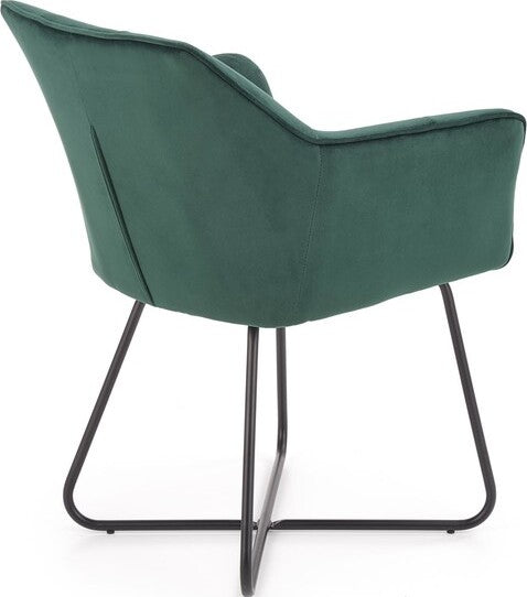 Kitchen Chair K377 | size: Width: 60cm, Height: 81cm, Depth: 62cm | color: Green | image: 2 | variant: 1003184