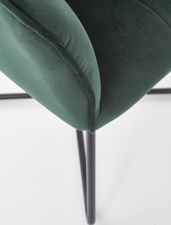 Kitchen Chair K377 | size: Width: 60cm, Height: 81cm, Depth: 62cm | color: Green | image: 5 | variant: 1003184