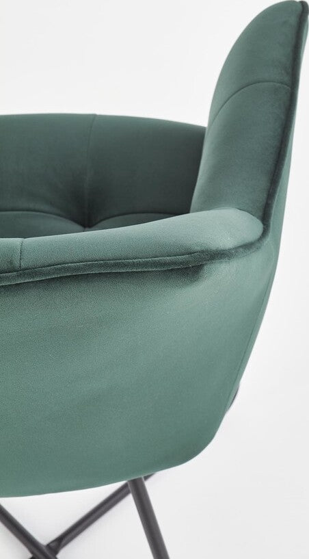 Kitchen Chair K377 | size: Width: 60cm, Height: 81cm, Depth: 62cm | color: Green | image: 6 | variant: 1003184