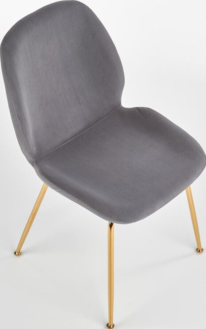 Kitchen Chair K381 | size: Width: 48cm, Height: 88cm, Depth: 58cm | color: Gray | image: 6 | variant: 1003190