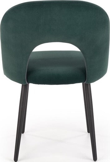 Kitchen Chair K384 | size: Width: 54cm, Height: 84cm, Depth: 57cm | color: Green | image: 3 | variant: 1003194