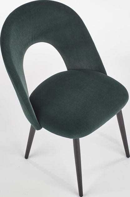 Kitchen Chair K384 | size: Width: 54cm, Height: 84cm, Depth: 57cm | color: Green | image: 7 | variant: 1003194