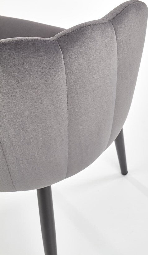 Kitchen Chair K386 | size: Width: 60cm, Height: 84cm, Depth: 58cm | color: Gray | image: 4 | variant: 1003200