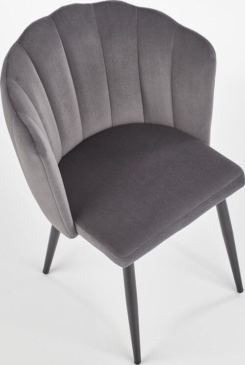 Kitchen Chair K386 | size: Width: 60cm, Height: 84cm, Depth: 58cm | color: Gray | image: 5 | variant: 1003200