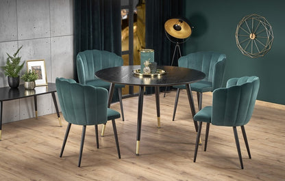 Kitchen Chair K386 | size: Width: 60cm, Height: 84cm, Depth: 58cm | color: Green | image: 6 | variant: 1003201