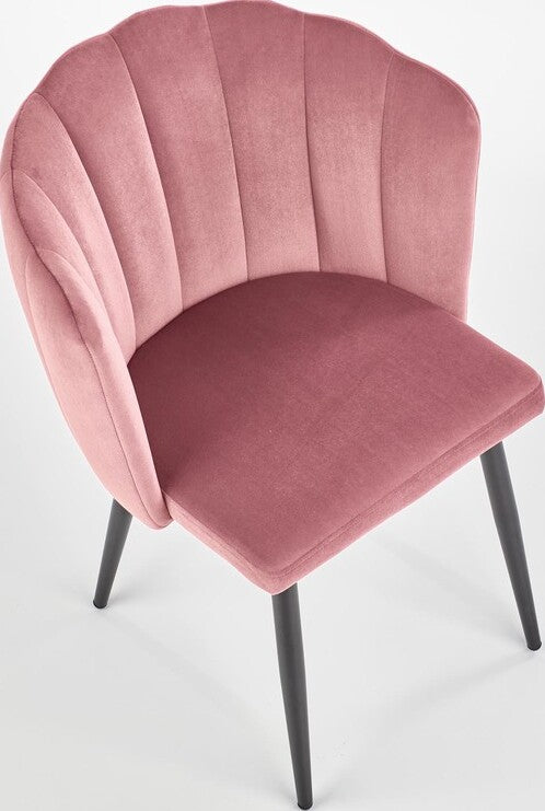 Kitchen Chair K386 | size: Width: 60cm, Height: 84cm, Depth: 58cm | color: Pink | image: 2 | variant: 1003202