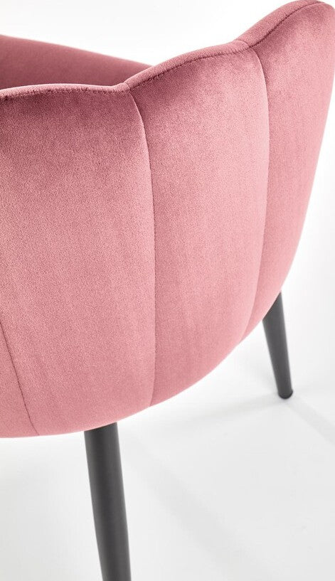Kitchen Chair K386 | size: Width: 60cm, Height: 84cm, Depth: 58cm | color: Pink | image: 7 | variant: 1003202