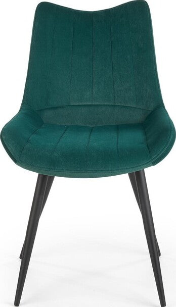 Kitchen Chair K388 | size: Width: 53cm, Height: 87cm, Depth: 61cm | color: Green | image: 3 | variant: 1003205