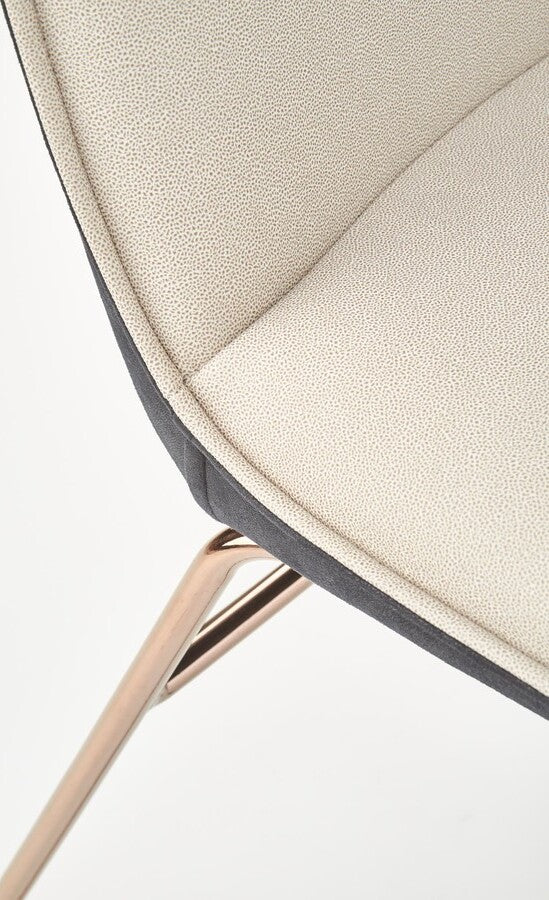 Kitchen Chair K390 | size: Width: 46cm, Height: 90cm, Depth: 60cm | color: Gray | image: 5 | variant: 1011485
