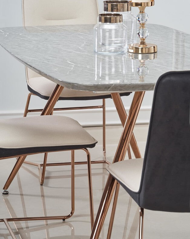 Kitchen Chair K390 | size: Width: 46cm, Height: 90cm, Depth: 60cm | color: Gray | image: 7 | variant: 1011485