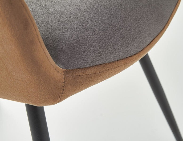 Kitchen Chair K392 | size: Width: 53cm, Height: 82cm, Depth: 60cm | color: Gray | image: 4 | variant: 1011469