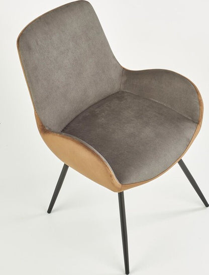 Kitchen Chair K392 | size: Width: 53cm, Height: 82cm, Depth: 60cm | color: Gray | image: 5 | variant: 1011469