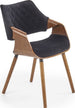 Kitchen Chair K396 | size: Width: 56cm, Height: 77cm, Depth: 55cm | color: Black | image: 1 | variant: 1003207