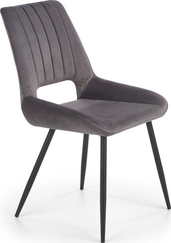 Kitchen Chair K404 | size: Width: 52cm, Height: 88cm, Depth: 58cm | color: Gray | image: 1 | variant: 1003221