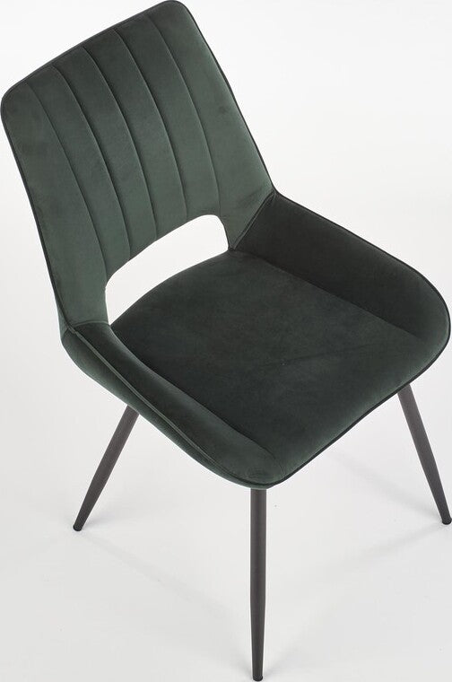 Kitchen Chair K404 | size: Width: 52cm, Height: 88cm, Depth: 58cm | color: Green | image: 5 | variant: 1003220