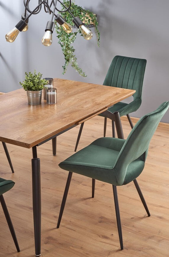 Kitchen Chair K404 | size: Width: 52cm, Height: 88cm, Depth: 58cm | color: Green | image: 7 | variant: 1003220