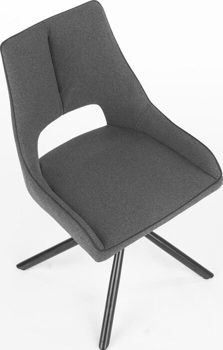 Kitchen Chair K409 | size: Width: 49cm, Height: 84cm, Depth: 52cm | color: Gray | image: 2 | variant: 1011718