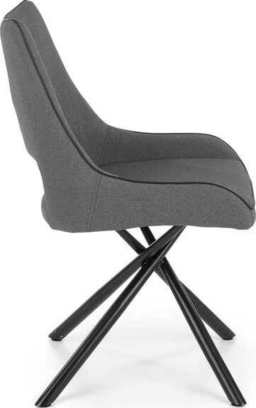 Kitchen Chair K409 | size: Width: 49cm, Height: 84cm, Depth: 52cm | color: Gray | image: 4 | variant: 1011718