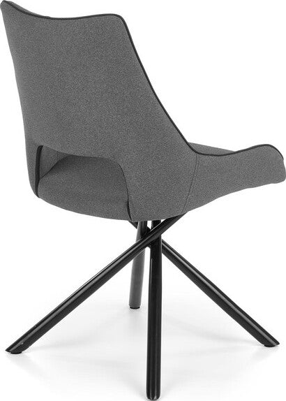Kitchen Chair K409 | size: Width: 49cm, Height: 84cm, Depth: 52cm | color: Gray | image: 5 | variant: 1011718