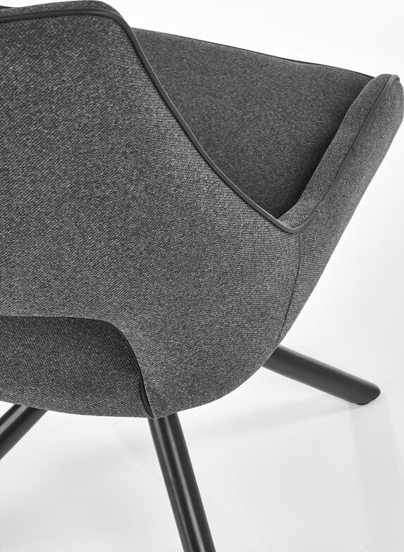 Kitchen Chair K409 | size: Width: 49cm, Height: 84cm, Depth: 52cm | color: Gray | image: 6 | variant: 1011718
