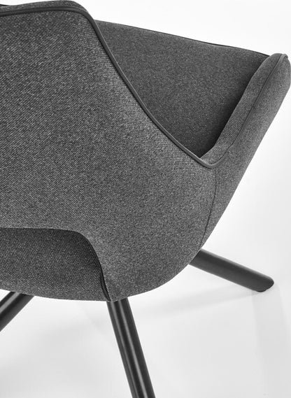 Kitchen Chair K409 | size: Width: 49cm, Height: 84cm, Depth: 52cm | color: Gray | image: 6 | variant: 1011718