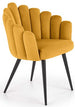 Kitchen Chair K410 1 | size: Width: 65cm, Height: 85cm, Depth: 62cm | color: Yellow | image: 1 | variant: 1003929