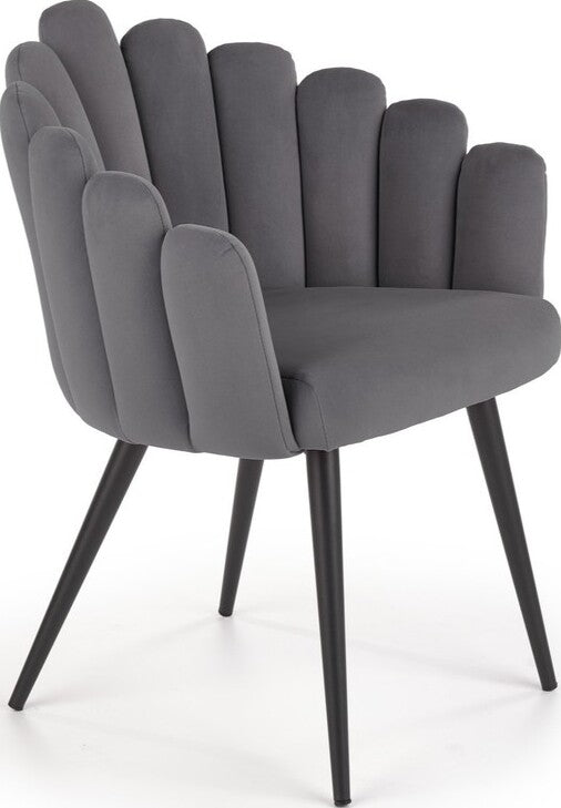 Kitchen Chair K410 | size: Width: 62cm, Height: 85cm, Depth: 62cm | color: Gray | image: 1 | variant: 1003225