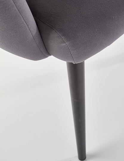 Kitchen Chair K410 | size: Width: 62cm, Height: 85cm, Depth: 62cm | color: Gray | image: 5 | variant: 1003225