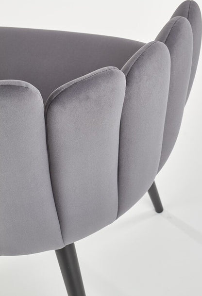 Kitchen Chair K410 | size: Width: 62cm, Height: 85cm, Depth: 62cm | color: Gray | image: 6 | variant: 1003225